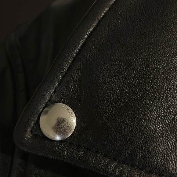 GORGEOUS IRO LEATHER LAMB JACKET - Picture 8 of 8
